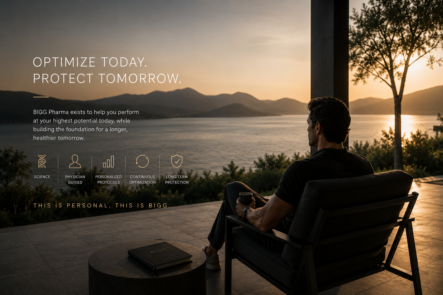 Optimize Today. Protect Tomorrow. — BIGG Pharma proactive health optimization