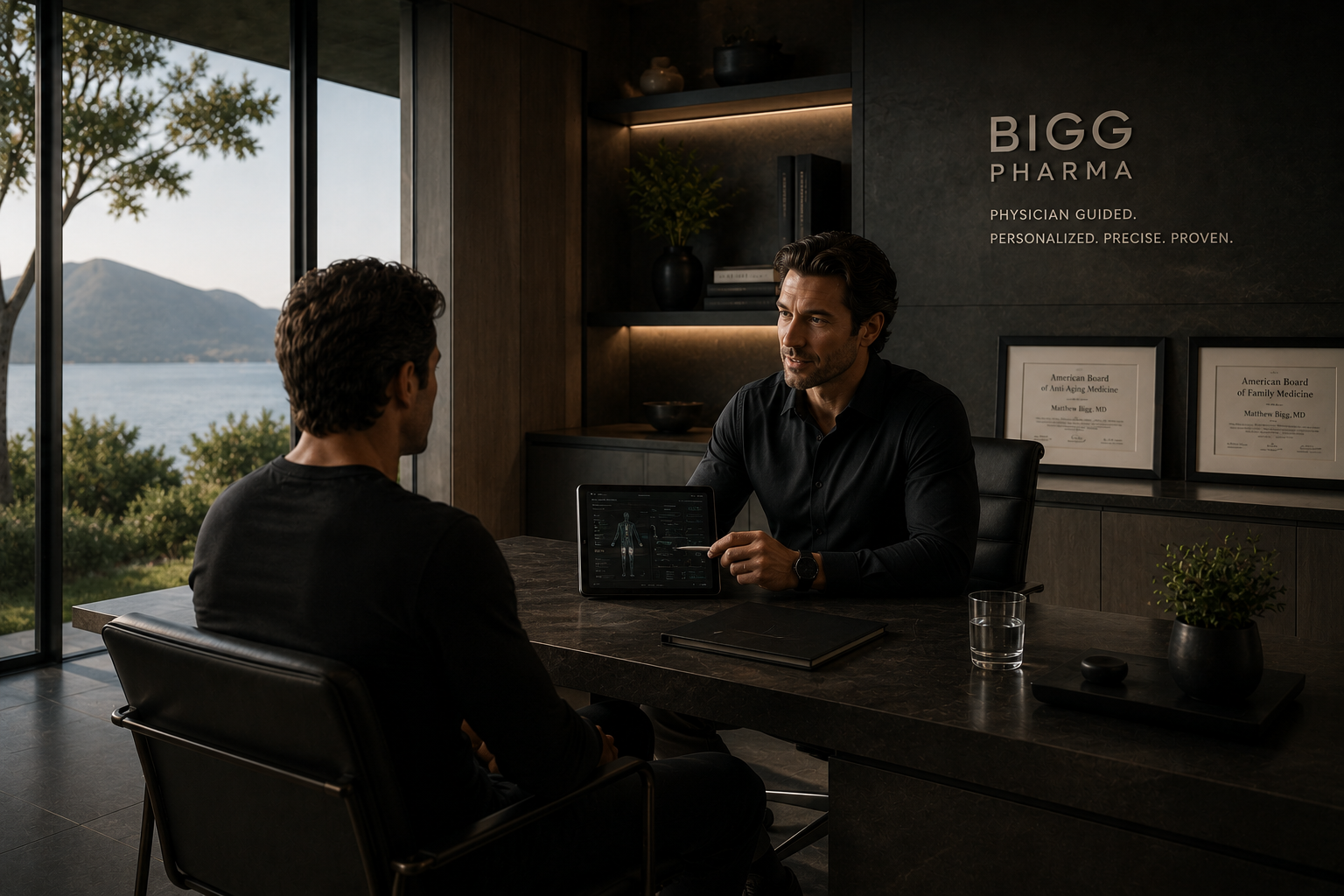 BIGG Pharma physician-guided consultation — a real relationship between advisor and client